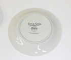Set Of 4 Gibson Coca-cola Checkered Salad Plates 1996 Diner Style