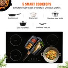36  Induction Cooktop 5 Burners Built-in Electric Induction Cooker Touch 9200w