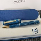 Molteni Pen Modelo 88 Capri Blue Limited Edition Fountain Pen     