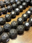 Vintage Mid Century Faceted Metal 24in Strand Loose Beads