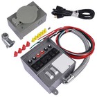 30 Amp 6-circuit Pro tran Transfer Switch Kit For Generators 7500 Watts
