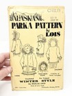 Vintage Parka Sewing Pattern Mukluk Shop Fairbanks Ak Inuit Style Coat Lois Tapp