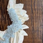 Girls Beige Ballet Tutu Dress W  Attached Leotard Tulle Sequin Lace  M