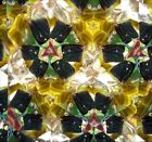 Randel Art Glass Rod Kaleidoscope Frosted Window Panes 360   Marble Rag Hand Made