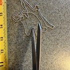 2 36    Beaded Ball Stainless Steel Silver Neck  Chains  4 Police Military Dog-tag