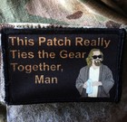 The Dude  abide  Morale Patch Tactical Army Hook Military Army Usa Flag Lebowski