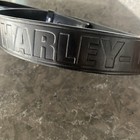 Harley Davidson Black Leather Belt 99440 Usa Size 34     Varsity Letters Embossed