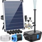 Complete Solar Pond Irrigation System With Energy-efficient 160gph Pump Kit