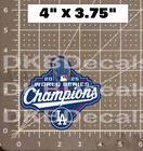 Los Angeles Dodgers 2025 World Series Champions 4  X 3 75  Vinyl Sticker