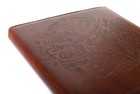 Brown Faux Leather Family Photo Album With Embossed Tree  Max  500 4x6  Prints