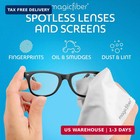 Magicfiber Microfiber Cleaning Cloth  6 Pack - Premium Cloth For Glasses  Lens 
