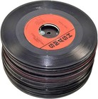 Set Of 10 Playable 7   Vinyl Records For Vintage Crafts   Wall Art Decor
