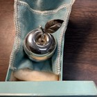 Tiffany   Co  Vintage Sterling Silver Apple Pill Trinket Box