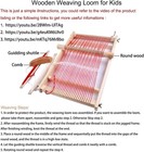 Wooden Multi-craft Weaving Loom Large Frame 9 85 X 15 75 X 1 3inches To Handc   