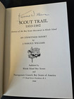 Boy Scout Trail 1910-1962 J  Harold Williams Ri Scouting History Signed 