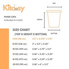 100 Pack White Hot Paper Sampling Cups For Espresso Coffee Tea Beverage 4 Oz 