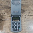 Motorola Startac Model 80062wnbpa Flip Phone Vintage With Antenna Battery   Case