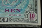 10 Ten Sen Military Payment Certificate Unissued Bundle Series 100 Notes Rare