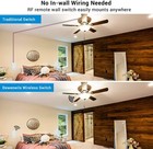 Dewenwils 3 Way Wireless Light Switch And Receiver Kit  Remote Control Wall Swit