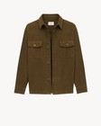 Fall 2025 Saint Laurent Overshirt In Corduroy Brown