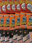 Baseball Card Packs - Unopened Packs From Vintage Box 50 Cards In Sealed Packs