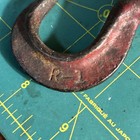 Vintage Durbin Durco Red Iron Rope Double Pulley Block   Tackle R-1
