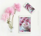 Digital Photo Pink Flowers Picture Mobile Bg Image Pc Wallpaper Background