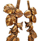 2 Hazel Branch Bronze Mount Pediment 5 63 In Antique French Salvaged Furniture