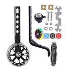 1 Pair Training Wheels Compatible For Bikes Of 12 14 16 18 20in Flash Mute Wheel
