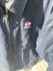 Vintage Corner Stone Holiday Gas Station Uniform Jacket Advertising Old   Worn