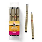 Sakura Pigma Micron Black Ink Multi-tip Set  16 Pack 