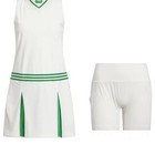 Adidas Women   s Sz L Originals Golf Dress White Green Jf4997