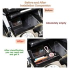 Center Console Tray Compatible With Ford Explorer 2020 2021 2022 2023 Black