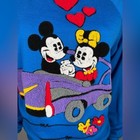 Sunday Comics Vintage Size Use Measurements Mickey   Minnie Mouse Sweatshirt
