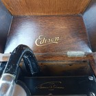Antique Edison Amberola Cylinder Phonograph With Records