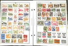 Peru Stamp Collection On 15 Harris Pages  1858-1981  bi 