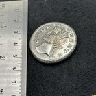 Ancient Roman Large Silver Coated King Coin