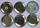 Vintage Las Vegas Lot Of 6 - Show Promo Buttons - Aladdin  Caesars Palace Casino