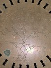 Antique Hand Made Pierced Copper Bed Warmer With Punched Floral Center Pattern