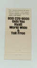 Vintage Hyatt Regency Hotel Matchbook Cover Atlanta Ga Peachtree Center