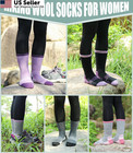 Yebing Merino Wool Hiking Socks For Womens Medium  5 Pairs Mixed Color A