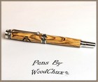 Pen Handmade Writing Ball Point Fountain Olive Wood Pens See Video 1279a