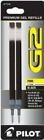 Pilot G2 Rollerball Gel Pen Refill In Black - Fine Point - Pack Of 6  New  Japan