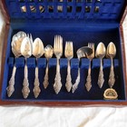 Vtg  47  Pcs Renaissance Pattern 1847 Rogers Bros Silverplate Flatware Set 