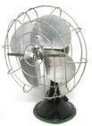 Antique 1940s Hunter Zephyr 10  Chrome Mid Century Mcm Vintage Electric Fan