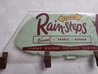 Vintage Hood Rainsteps Koroseal Rubber Boots Shoes  Advertising Display Sign