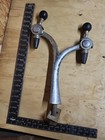 Vintage 1930 s-50 s Double Head Chrome Soda Pop Fountain Gooseneck Bar Tap