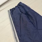 Vtg Parachute Women Navy Rave Nylon Track Pants Parachute Boy 10-12m 24x25-5047