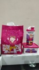 Tupperware Kids Lunch N Out Door Set With Bag Free Shipping-new In Red Color