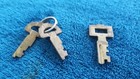 Lot Of 3 Vintage  Flat Keys  No Numbers 